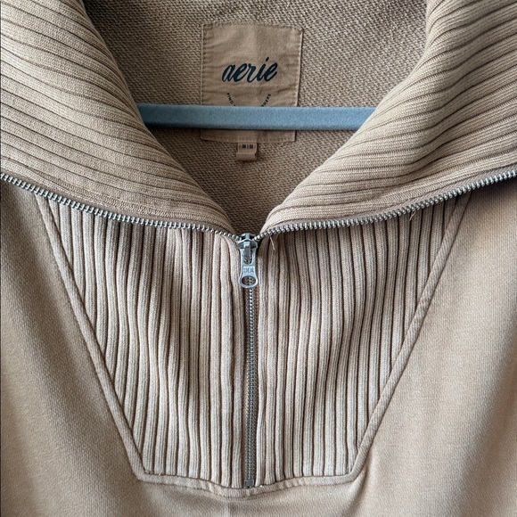 Aerie Down to Earth Quarter Zip Sweatshirt - Picture 4 of 5